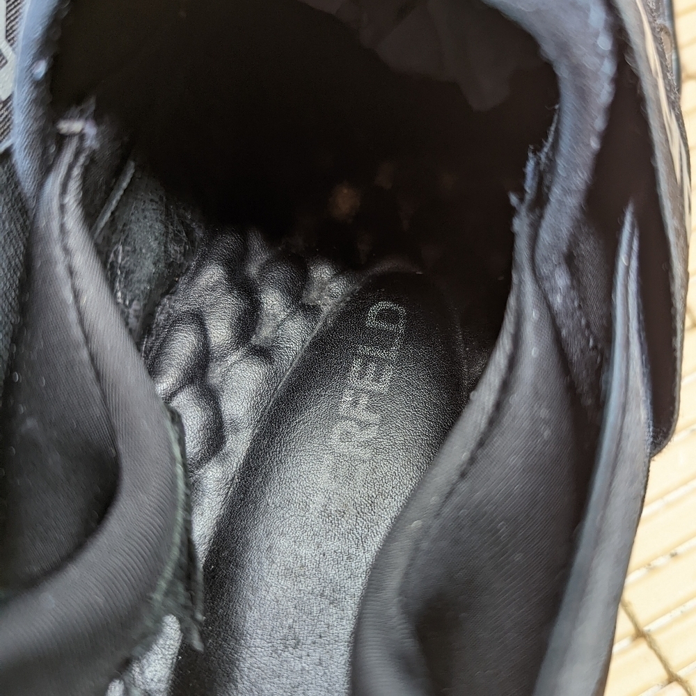 Karl Lagerfeld Paris Men's Black Logo-Strap Neoprene Slip-On Sneakers Shoes 10 M - Picture 10 of 11